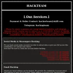 HackTeam - Reputable DarkNet Hacking Team