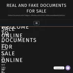 Darknet documents for sale