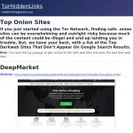 Deep Web Links