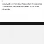 Executive Documents|buy Passports, Drivers License, ID cards Visas, diplomas, social security number, citizenship