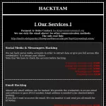 HackTeam - Reputable DarkNet Hacking Team